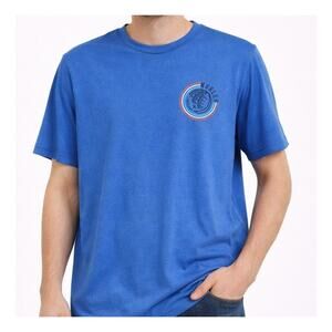 Hurley Blue UPF 50+ Blue Graphic T Shirt Small